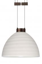 Besa Lighting 1XA-4679KR-BR - Besa Pendant Brella Bronze Chalk 1x50W Halogen