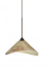 Besa Lighting 1XC-191383-LED-BR - Besa Pendant Hoppi Bronze Mocha 1x3W LED