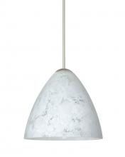 Besa Lighting 1XT-177919-LED-SN - Besa Pendant Mia Satin Nickel Carrera 1x5W LED