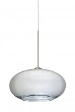 Besa Lighting 1XT-2492SF-LED-SN - Besa Pendant Brio 7 Satin Nickel Silver Foil 1x6W LED