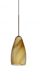 Besa Lighting 1XT-7198HN-LED-BR - Besa Pendant Karli Bronze Honey 1x5W LED