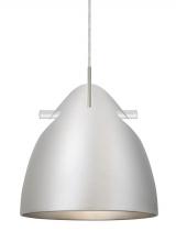 Besa Lighting 1JC-TUNE-LED-SN - Besa Tune Pendant, Satin Nickel Finish, 1x9W LED