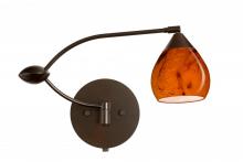 Besa Lighting 1WU-5605HB-BR - Besa Wall Tay Tay Bronze Habanero 1x50W Halogen Gy6.35