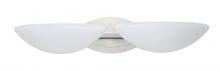 Besa Lighting 2WM-231807-SN - Besa Wall Jamie Satin Nickel Opal Matte 2x60W G9