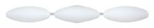 Besa Lighting 3WM-272707-CR - Besa Wall Aero Chrome Opal Matte 3x60W G9