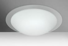 Besa Lighting 977000C-LED - Besa Ceiling Ring 19 White/Clear 1x28W LED