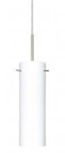 Besa Lighting B-493007-LED-SN - Besa Copa LED Pendant For Multiport Canopy Opal Matte Satin Nickel 1x9W LED