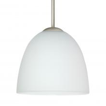 Besa Lighting B-757207-MED-SN - Besa Sasha Pendant For Multiport Canopy Satin Nickel Opal Matte 1x50W B10 Med