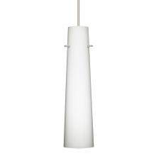 Besa Lighting RXP-567407-SN-277 - Besa Camino Pendant Satin Nickel Opal Matte 1x50W Halogen, 277V