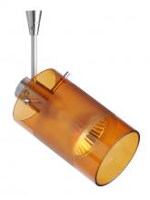 Besa Lighting SP-6524EG-06-SN - Besa Spotlight With 6" Stem Scope Satin Nickel Armagnac/Frost 1x50W Halogen Mr16