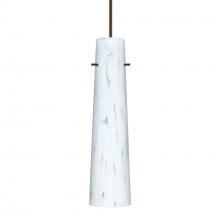 Besa Lighting XP-567419-BR-277 - Besa Camino Pendant Bronze Carrera 1x50W Halogen, 277V