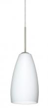 Besa Lighting B-150907-LED-SN - Besa Chrissy Pendant For Multiport Canopy Satin Nickel Opal Matte 1x9W LED