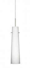Besa Lighting B-567407-HAL-SN - Besa Camino Pendant For Multiport Canopy Satin Nickel Opal Matte 1x40W Halogen