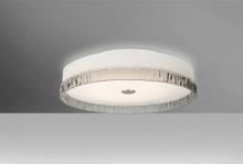 Besa Lighting PACO12SMC-LED - Besa, Paco 12 Ceiling, Opal/Smoke Stone,  Finish, 1x16W LED