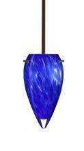 Besa Lighting 1TT-412586-BR - Besa Juli Stem Pendant Bronze Blue Cloud 1x100W Medium Base