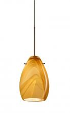 Besa Lighting X-1713HN-LED-BR - Besa Pendant For Mulitport Canopy Pera 6 Bronze Honey 1x5W LED