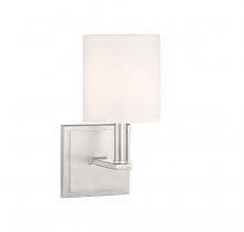 Savoy House 9-1200-1-SN - Waverly 1-Light Wall Sconce in Satin Nickel