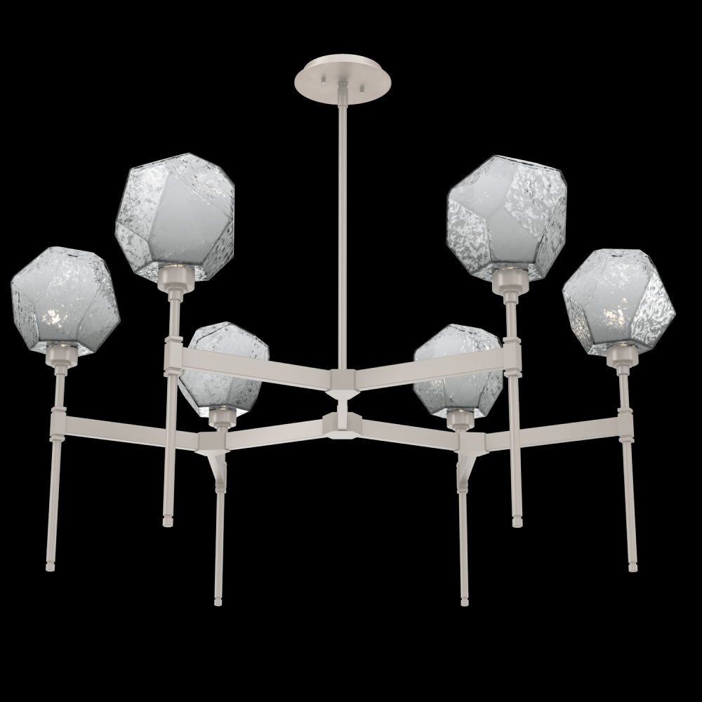 Gem Round Belvedere Chandelier-39-Metallic Beige Silver