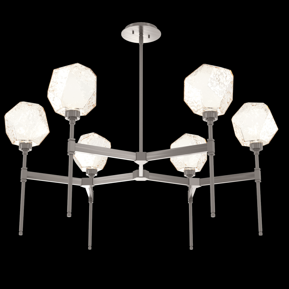 Gem Round Chandelier-39-Gunmetal