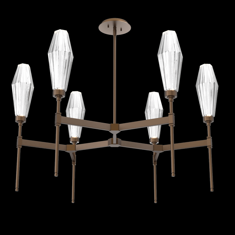 Aalto Round Chandelier-37-Flat Bronze