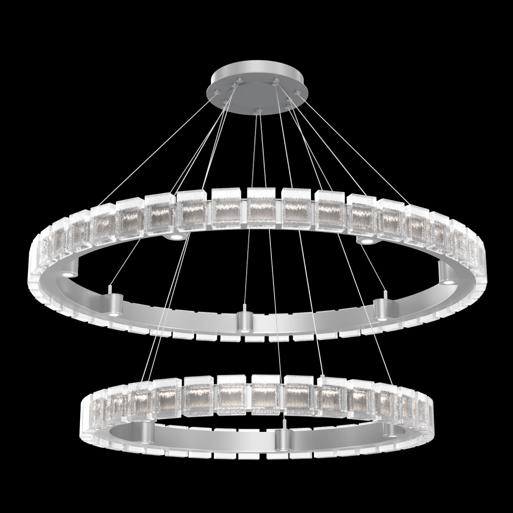 Tessera 38" & 50" Two-Tier Ring-Classic Silver