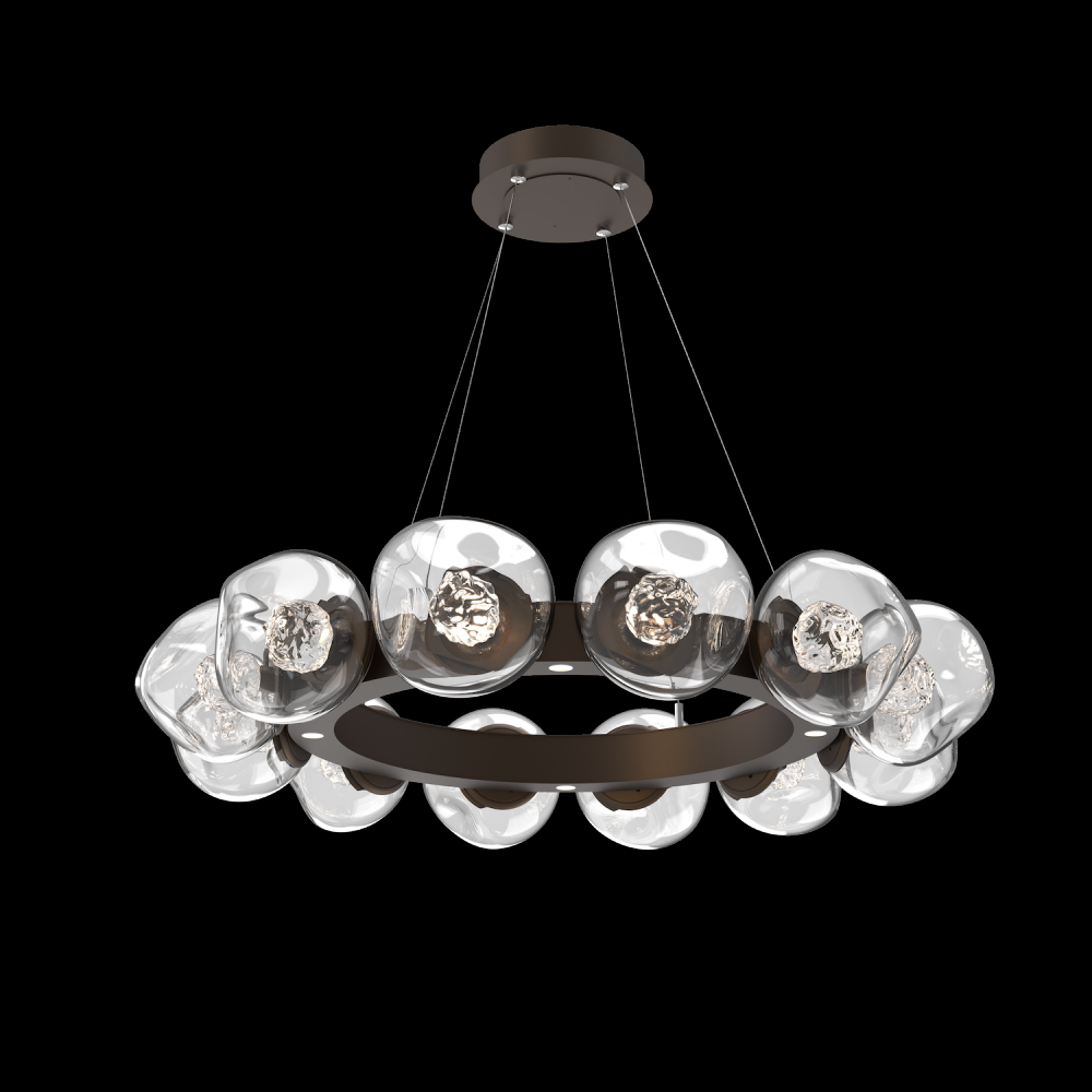 Luna Radial Ring Chandelier