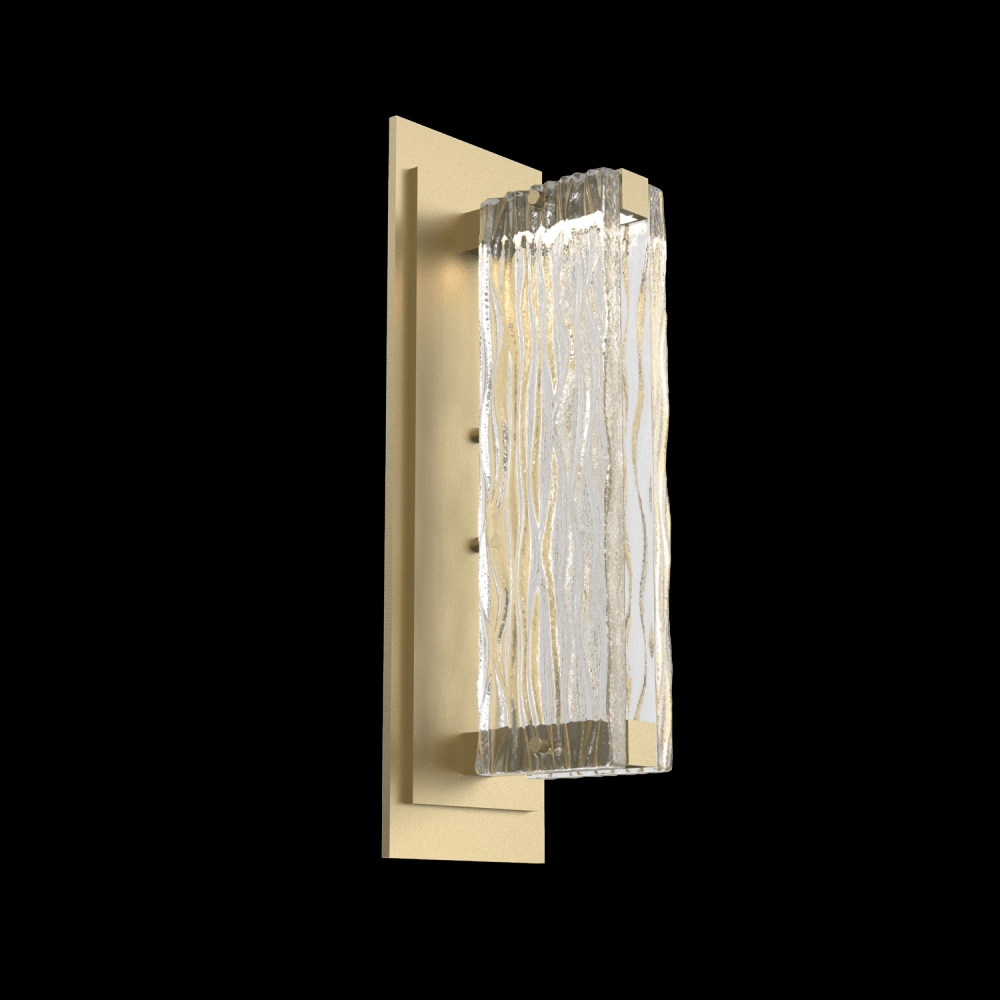 Tabulo Sconce-Gilded Brass-Tidal Cast Glass