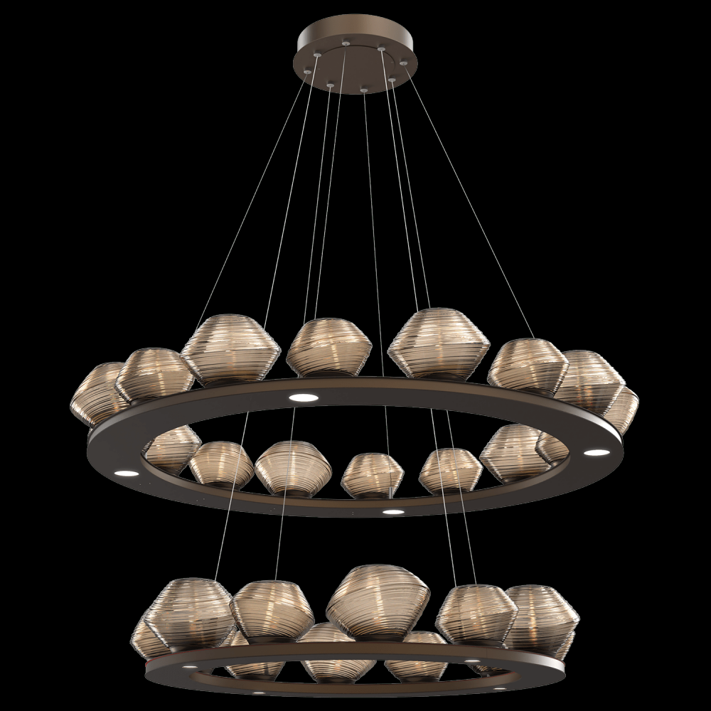 Mesa 36" & 48" Two-Tier Ring-Burnished Bronze