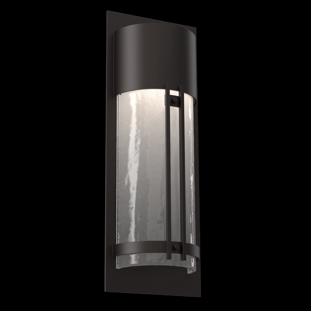 Outdoor Half Round Cover Sconce - 19-Inch