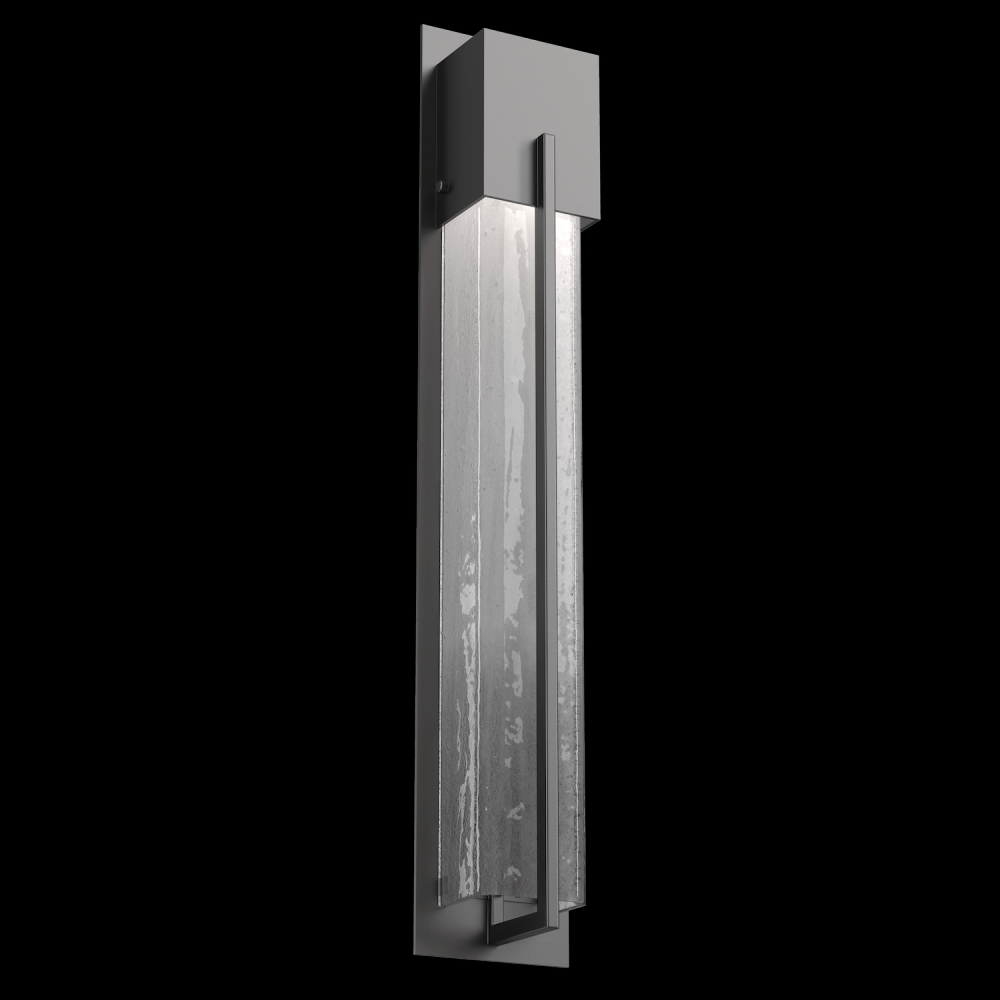 Outdoor XL Square Cover Sconce with Metalwork