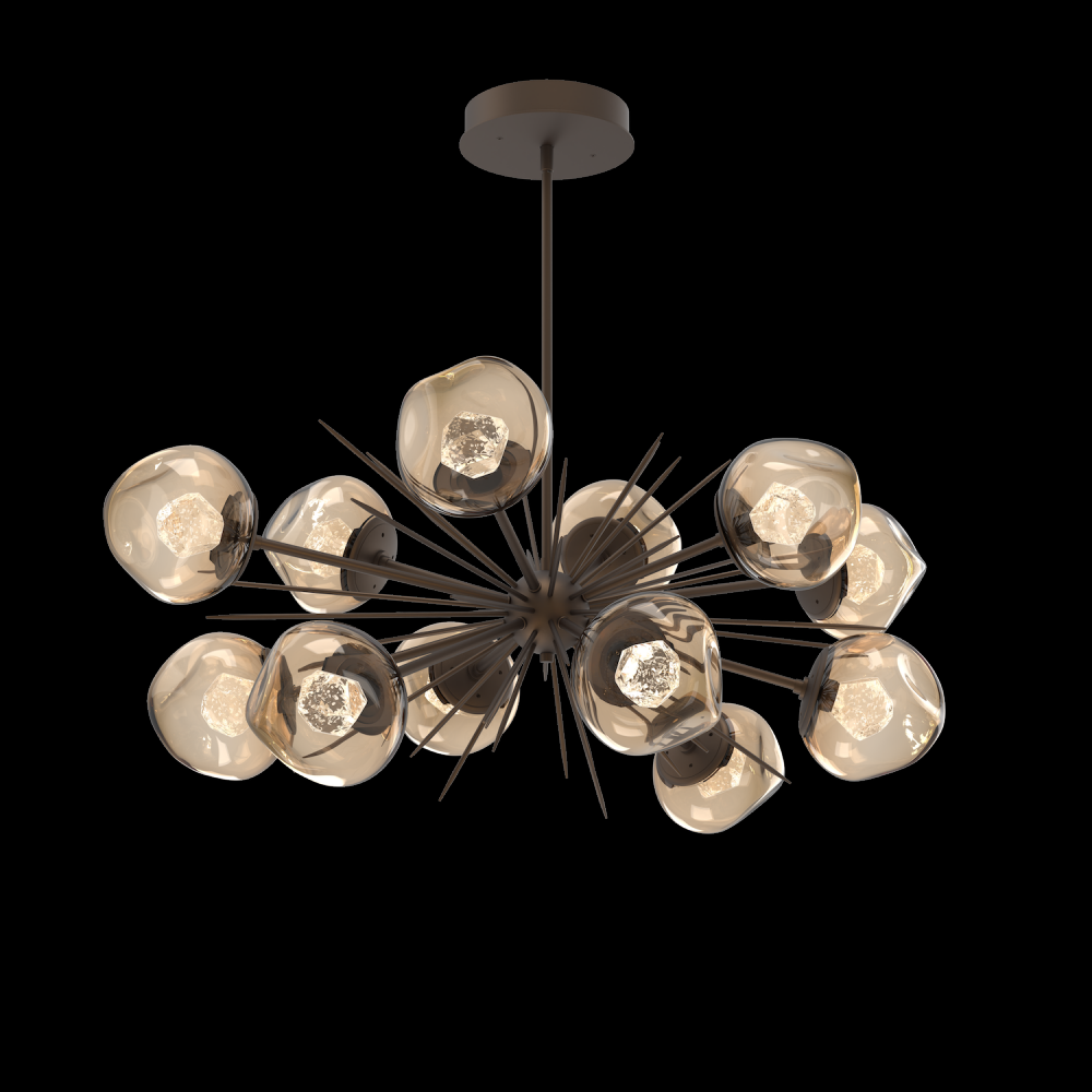 Luna Oval Starburst Chandelier