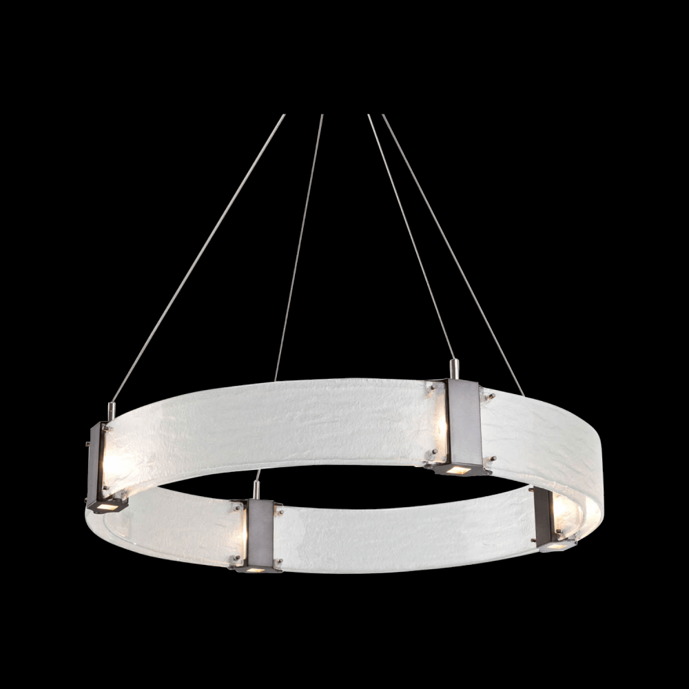 Parallel Ring Chandelier-72-Gilded Brass