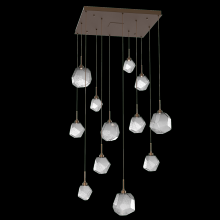 Hammerton CHB0039-12-FB-S-C01-L1 - Gem Square 12pc Multi-Pendant