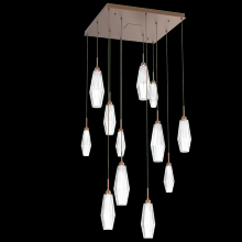 Hammerton CHB0049-12-BB-RC-C01-L3 - Aalto Square 12pc Multi-Pendant