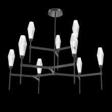 Hammerton CHB0049-54-MB-RC-001-L3 - Aalto Round Belvedere Chandelier-54-Matte Black