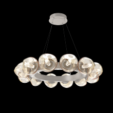 Hammerton CHB0095-36-BS-GA-CA1-L1 - Luna Radial Ring Chandelier