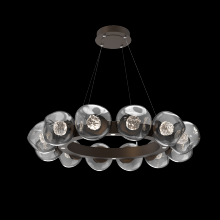 Hammerton CHB0095-36-FB-FS-CA1-L1 - Luna Radial Ring Chandelier