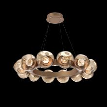 Hammerton CHB0095-36-NB-FB-CA1-L1 - Luna Radial Ring Chandelier