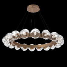 Hammerton CHB0095-48-NB-GC-CA1-L3 - Luna Radial Ring Chandelier