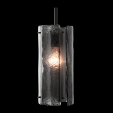 Hammerton LAB0044-12-MB-IW-C01-E2 - Textured Glass Pendant-Rod Suspended-12