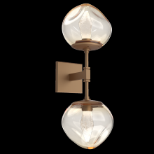 Hammerton IDB0095-02-NB-GA-L3 - Luna Double Sconce