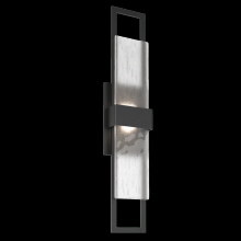 Hammerton ODB0085-02-TB-FG-L2 - Sasha 28" Sconce-Textured Black-Frosted Granite