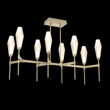 Hammerton PLB0049-48-GB-RA-001-L3 - Aalto Linear Belvedere Suspension-48-Gilded Brass