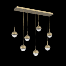 Hammerton PLB0093-07-GB-MC-C01-L3 - Cabochon Linear Pendant Chandelier