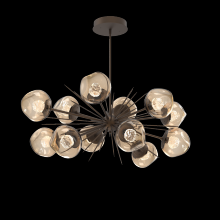 Hammerton PLB0095-0D-FB-FB-001-L3 - Luna Oval Starburst Chandelier