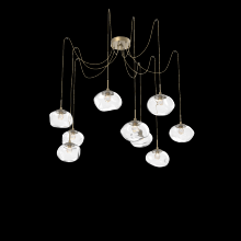 Hammerton SCB0068-09-GB-FC-C01-L1 - Nova Round 9pc Swag Multi-Pendant