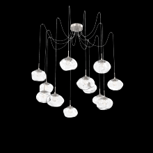Hammerton SCB0068-12-BS-ZC-C01-L1 - Nova Round 12pc Swag Multi-Pendant