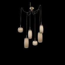 Hammerton SCB0091-06-GB-B-C01-L3 - Vessel Round 6pc Swag Multi-Pendant