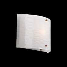 Hammerton CSB0044-0A-MB-IW-E2 - Textured Glass Round Cover Sconce-0A 11"