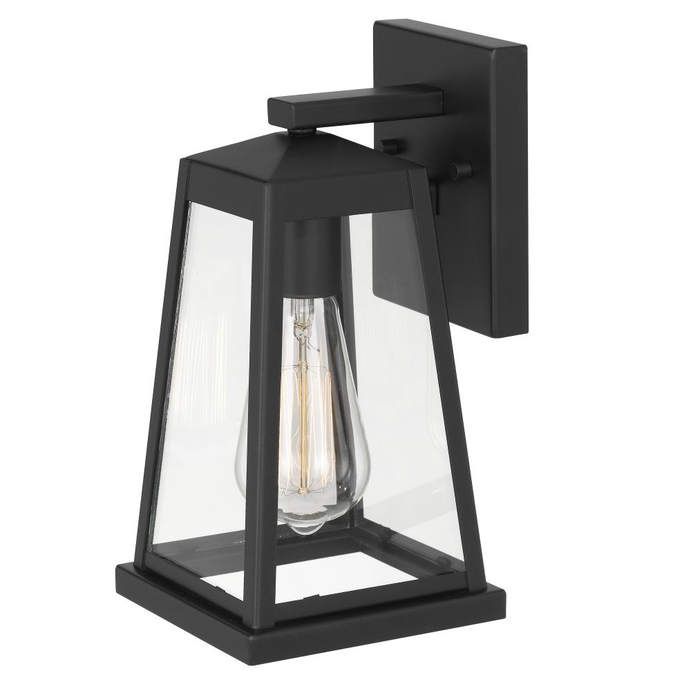 Edisto 11 In 1-Light Matte Black Painted Outdoor Wall Sconce Lamp